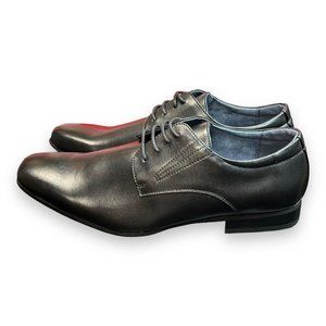 Bruno Marc Men's 11 Formal Dress Shoes Size 11 Lined Plain Toe Lace Up Oxfords‎